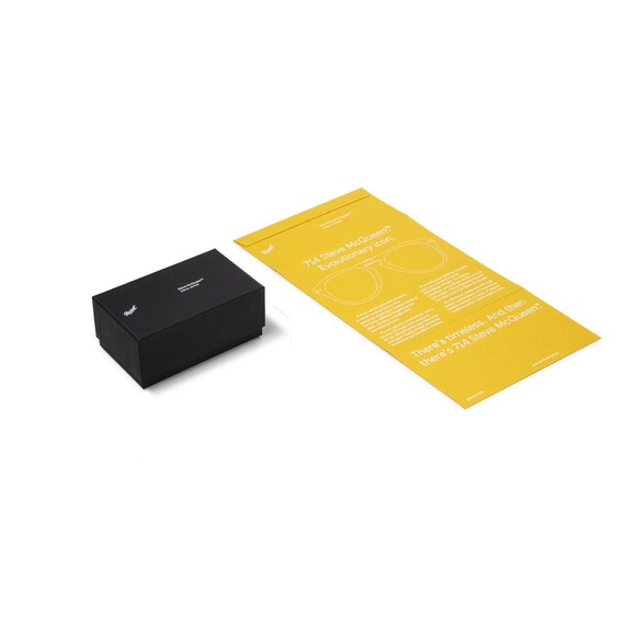 Persol Steve Mcqueen 714SM 204/S3 Opal Yellow Blue Polarized Sunglasses Folding - Picture 10 of 11